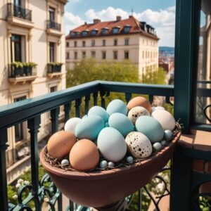 Bezpieczne dla gołębi materiały na balkonie