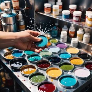 Bezpieczne metody prania i suszenia ubrań z plamami farb plakatowych