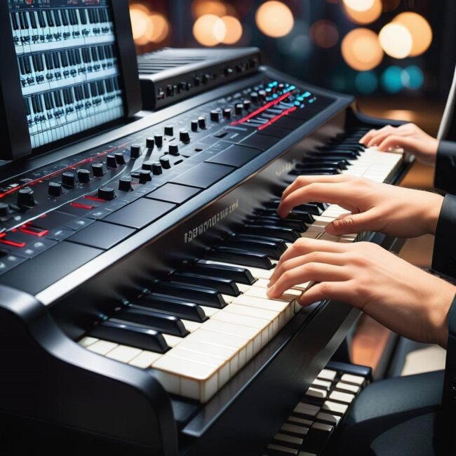 Harmonizacja akordów na keyboardzie