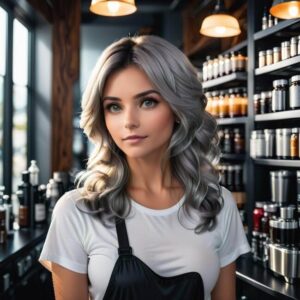 Jak zatuszować siwe włosy za pomocą farby do włosów