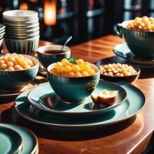 Komplety stołowe kwadratowe