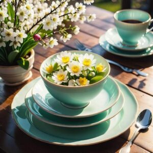 Kwiatowe kieliszki do wina