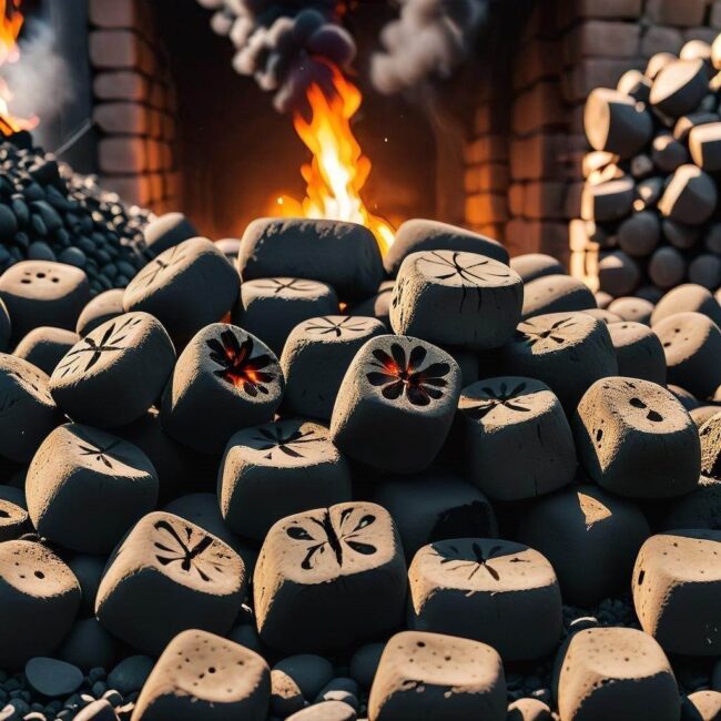 Sposoby wiązania miału węglowego w brykiety