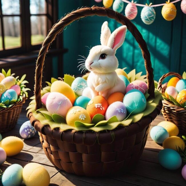 Wzory na koszyczek z filcu